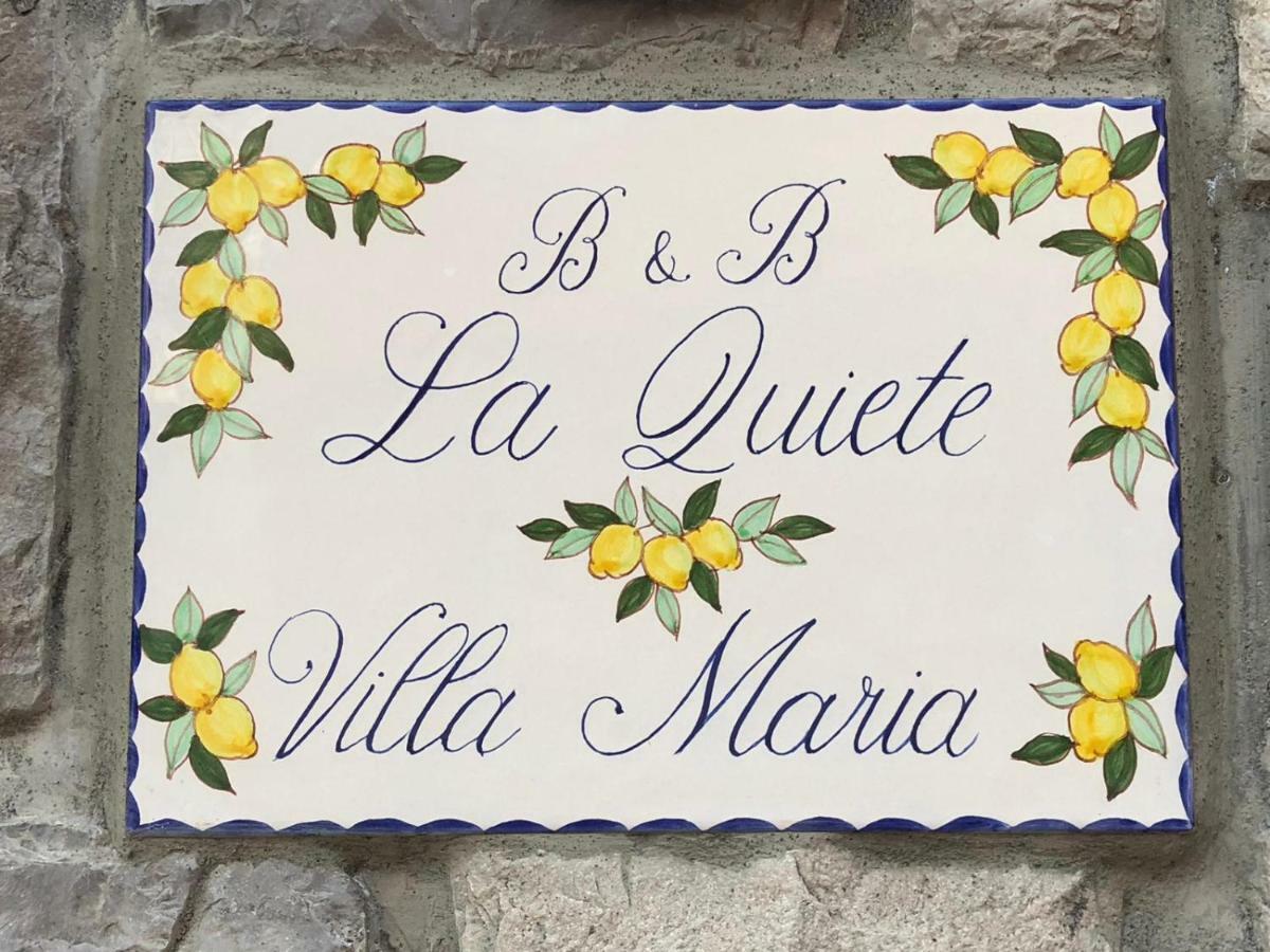 מסה לוברנסה B&B La Quiete מראה חיצוני תמונה